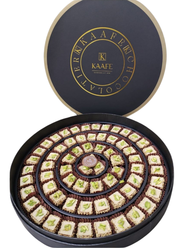Kaafe Luxury Round Box #231      علبة ضيافة دائرية