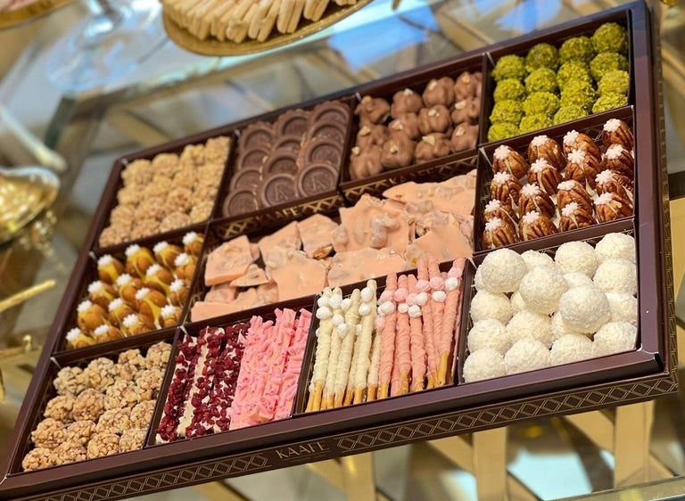 Chocolate Nuts tray - صينية الشوكولاتة والمكسرات