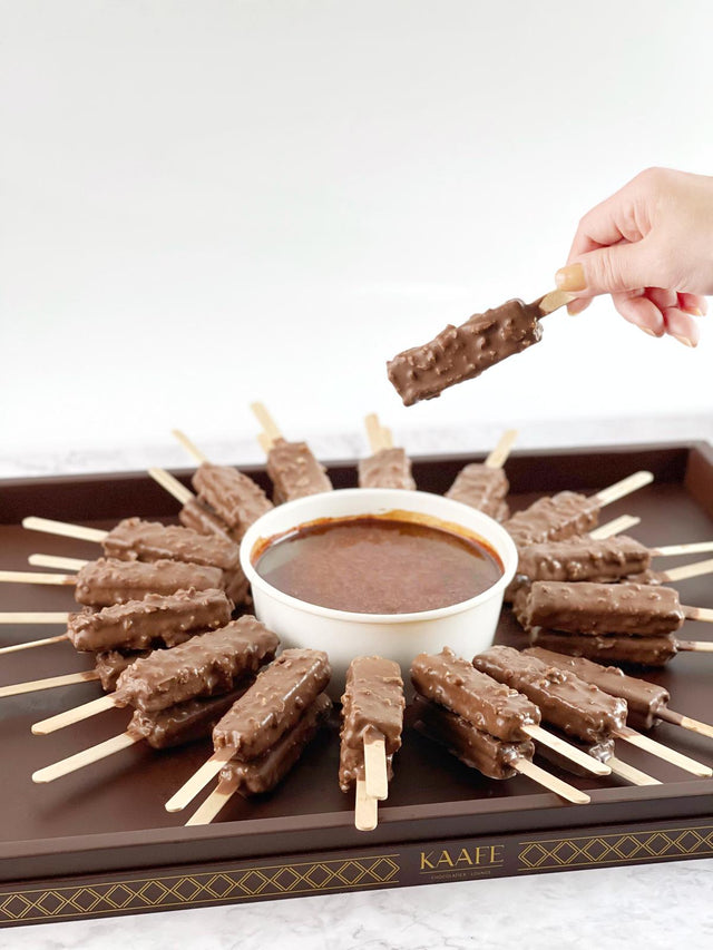 Crispy Wafer with Nutella Sauce - ويفر مقرمش بصلصة النوتيلا