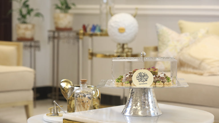SILVER STAND TRAY 1 - حامل فضي 1