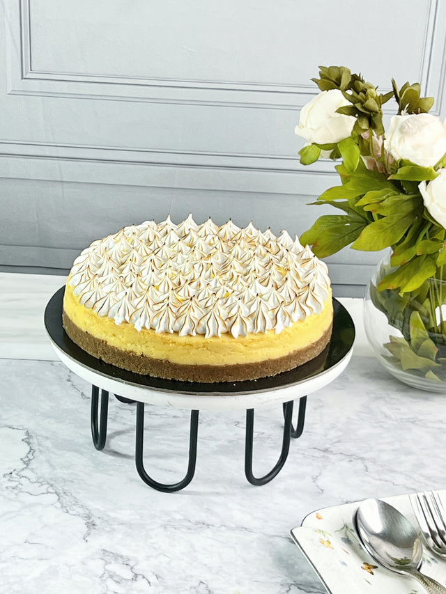 chiffon lemon cheesecake كعكة الجبن بالليمون الشيفون
