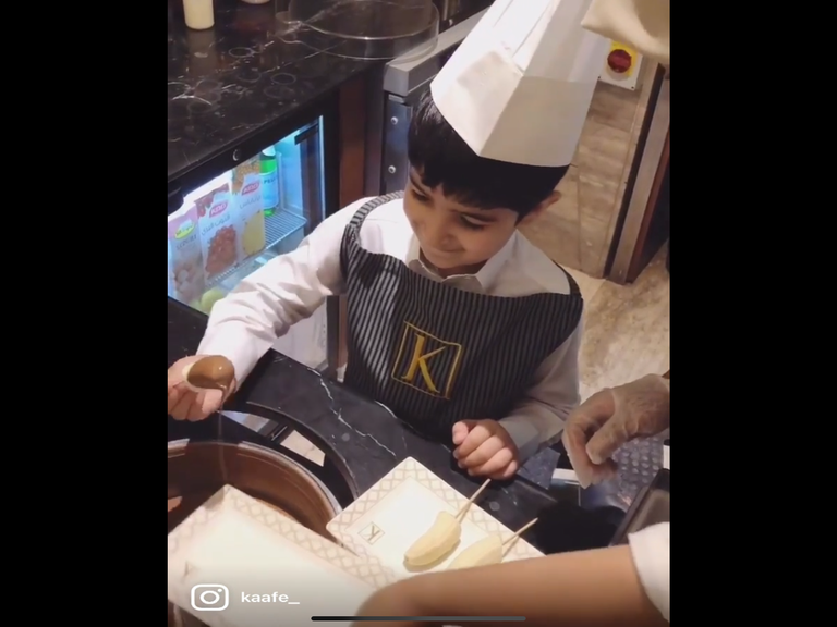 Kids Chocolate activity - صنع الشوكولاتة للأطفال